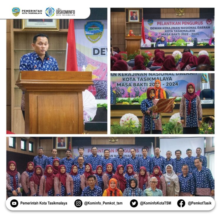 PELANTIKAN PENGURUS DEKRANASDA KOTA TASIKMALAYA MASA BAKTI 2022-2024