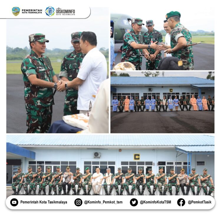 PENYAMBUTAN PANGLIMA KOMANDO OPERASI UDARA I BESERTA ROMBONGAN