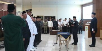 Wujudkan Birokrasi Unggul, Pemkab Tasikmalaya Lantik 19 Pejabat Lewat Ekspose Manajemen Talenta