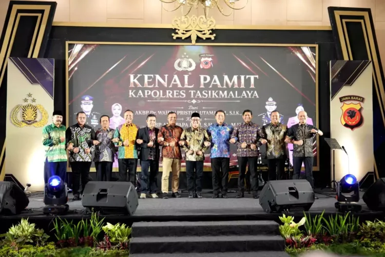 Hadiri Kenal Pamit Kapolres Tasikmalaya, Danlanud Wiriadinata Dorong Kolaborasi Antarinstansi